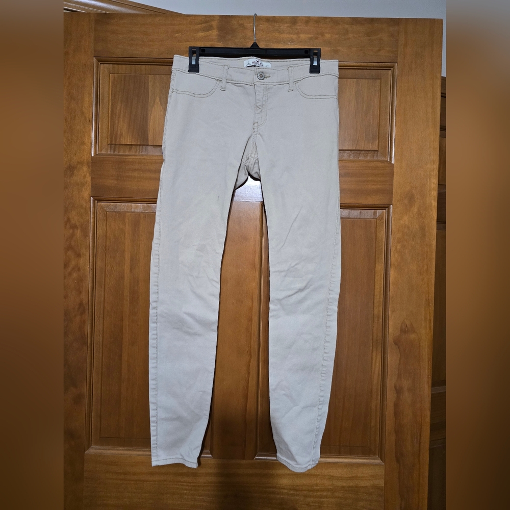 Hollister Cream Skinny Jeans